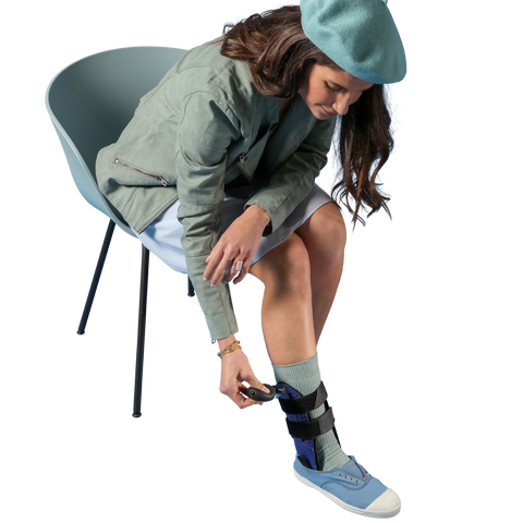 Ligacast® Air+ Stabiliserende ankelstøtte med oppustelige indlæg - Thuasne